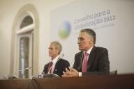 O Presidente da República, Aníbal Cavaco Silva, preside à sessão de abertura da reunião do Conselho para a Globalização 2012 - “Portugueses Reencontram-se - O Papel da Diáspora no Desenvolvimento de Portugal”, no Palácio da Cidadela, Cascais, a 4 de maio de 2012