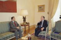 Audiência concedida pelo Presidente da República, Jorge Sampaio, ao Presidente do PSD, José Manuel Durão Barroso, a 24 de setembro de 2001