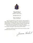 Cartas (2) do Papa João Paulo II dirigidas ao Presidente da República Portuguesa, Jorge Sampaio, relativas à exoneração e nomeação de Embaixadores de Portugal na Santa Sé