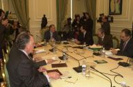 O Presidente da República, Jorge Sampaio, preside à Reunião do Conselho de Estado, a 6 de fevereiro de 2003