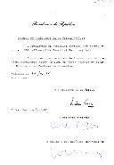 Decreto de nomeação do ministro plenipotenciário Vasco Taveira da Cunha Valente para exercer o cargo de Embaixador de Portugal em Estocolmo [Suécia].