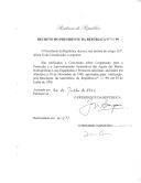 Decreto que ratifica a Convenção sobre a Cooperação para a Proteção e o Aproveitamento Sustentável das Águas das Bacias Hidrográficas Luso-Espanholas e Protocolo Adicional, assinados em Albufeira em 30 de novembro de 1998.