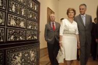 O Presidente da República, Aníbal Cavaco Silva, inaugura a exposição "Encompassing the Globe - Portugal e o Mundo nos séculos XVI e XVII”, no Museu de Arte Antiga, Lisboa, a 15 de julho de 2009