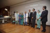 O Presidente da República, Aníbal Cavaco Silva, preside à inauguração do MedSim- Centro de Treino Avançado para Equipas Médicas, no Auditório Egas Moniz da Faculdade de Medicina da Universidade de Lisboa, Hospital de Santa Maria, Lisboa, a 6 de junho de 2012