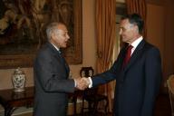 Audiência concedida pelo Presidente da República, Aníbal Cavaco Silva, ao Ministro dos Negócios Estrangeiros do Egipto, Ahmed Abou El Gheit, a 18 de julho de 2007