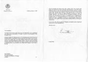 Carta do Presidente da República da Estónia, Lennart Meri, endereçada ao Presidente de Portugal, Jorge Sampaio, por ocasião em que Portugal assume a Presidência da União Europeia, assinalando, em particular, a atenção às reformas necessárias face à questão do alargamento da UE a novos países, entre os quais o seu.