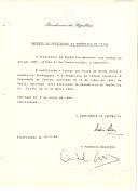 Decreto de ratificação do Acordo, por troca de notas, entre a República Portuguesa e a República de Chipre relativo à Supressão de Vistos, aprovado, pela Resolução da Assembleia da República n.º 42/94, em 17 de março de 1994.