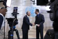 O Presidente da República Marcelo Rebelo de Sousa visita o espaço reservado às redes sociais na sede da Organização das Nações Unidas em Nova Iorque, Estados Unidos da América, a 23 de setembro de 2019