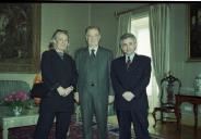 Audiência concedida pelo Presidente da República, Jorge Sampaio, a António Damásio e Hanna Damásio, a 1 de abril de 1998
