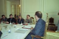 Audiência concedida pelo Presidente da República, Jorge Sampaio, ao Partido Socialista, a 15 de julho de 1996