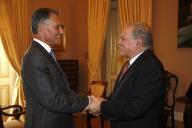 O Presidente da República recebeu, em audiência, o Secretário-Geral da Comunidade Ibero-Americana, Enrique Iglesias, a 13 de outubro de 2006
