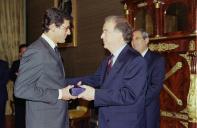 O Presidente da República, Jorge Sampaio, condecora diversas personalidades da área do Turismo, a 12 de julho de 2000