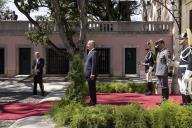 O Presidente da República Marcelo Rebelo recebe, em audiência, o Governador-geral da Austrália, Peter Cosgrove, que se encontra em visita a Portugal, a 5 de julho de 2018