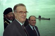 Visita à Esquadrilha de Submarinos, no Alfeite, a 21 de outubro de 1997