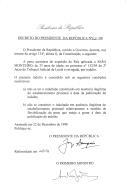 Decreto que revoga, por indulto, a pena acessória de expulsão do País aplicada a João Monteiro, de 33 anos de idade, no processo n.º 152/95 do 2.º Juízo do Tribunal Judicial de Loulé.