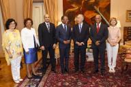 No âmbito da visita de quatro dias que o Primeiro-Ministro de Cabo Verde realiza a Portugal, o Presidente da República Marcelo Rebelo de Sousa recebe, em audiência no Palácio de Belém, Ulisses Correia e Silva, a 17 junho 2016