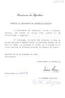 Decreto que determina que é indultada, na parte não cumprida, a pena de prisão aplicada a Manuel Albino da Conceição Soares, no processo nº 23/85 da 1ª Secção da 4º Juízo Criminal do Tribunal Criminal da Comarca de Lisboa. 