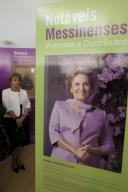A Dra. Maria Cavaco Silva visita a Exposição ”Notáveis Messinenses: Vivências e Contributos”, organizada pela Junta de Freguesia de S. Bartolomeu de Messines, a 2 de maio de 2009