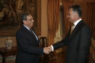 Audiência concedida pelo Presidente da República, Aníbal Cavaco Silva, ao Secretário-Geral da Liga Árabe, Amre Mahmoud Moussa, a 24 de maio de 2007