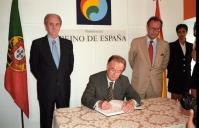 O Presidente da República, Jorge Sampaio, visita os Pavilhões da U.E., Áustria, Reino Unido e Espanha, na Expo 98, a 22 de julho de 1998