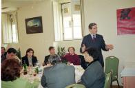 Jantar de despedida do Chefe da Casa Civil do Presidente da República, Embaixador António Franco, em março de 2001
