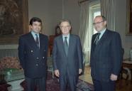 Audiência concedida pelo Presidente da República, Jorge Sampaio, ao Conselho de Administração da Siemens-Portugal, a 16 de abril de 1997