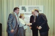 Deslocação do Presidente da República, Jorge Sampaio, à cerimónia de entrega do grande prémio de romance e novela da APEA à escritora Augustina Bessa Luís, a 6 de julho de 2002