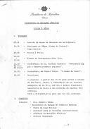 Programa da visita à Régua do Presidente da República [em 20 de agosto de 1979]