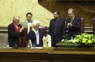 Deslocação do Presidente da República, Jorge Sampaio, à Assembleia da República, por ocasião da entrega do Prémio Norte-Sul, a 24 de novembro de 2003