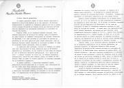 Carta do Presidente da República Socialista da Roménia, Nicolau Ceausescu, dirigida ao Presidente da República Portuguesa, Ramalho Eanes, relativa ao início das negociações, em Genebra, entre a União Soviética e os Estados Unidos da América sobre a suspensão dos programas de desenvolvimento de novas armas de destruição em massa e sobre a retirada de mísseis de médio alcance do espaço europeu.