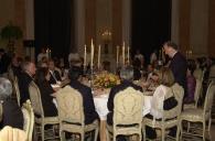 O Presidente da República, Jorge Sampaio, oferece um jantar em honra do Presidente da República Democrática de Timor-Leste, Xanana Gusmão, no Palácio Nacional da Ajuda, a 7 de outubro de 2002