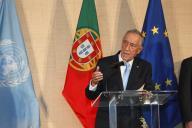 O Presidente da República Marcelo Rebelo de Sousa oferece, nas Nações Unidas, em Nova Iorque, uma receção em homenagem ao Secretário-Geral designado das Nações Unidas, António Guterres, a 12 dezembro 2016