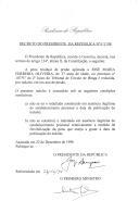 Decreto que reduz, por indulto, em um ano, a pena residual de prisão aplicada a José Maria Ferreira Oliveira, de 37 anos de idade, no processo n.º 107/97 do 2.º Juízo do Tribunal de Círculo de Braga.