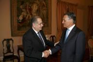 Audiência concedida pelo Presidente da República, Aníbal Cavaco Silva, ao Presidente da Assembleia da República, Jaime Gama, a 16 de abril de 2007