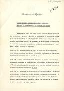 Acordo entre o Governo Português e o Partido Africano da Independência da Guiné e Cabo Verde.