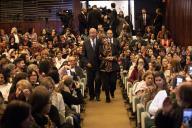 O Presidente da República Marcelo Rebelo de Sousa  profere uma intervenção na Conferência do Plano Nacional de Leitura 2027, que decorreu sob o tema “Presente-Futuro: A Atualidade da Leitura” no Auditório 2 da Fundação Calouste Gulbenkian em Lisboa, a 31 de outubro de 2018  