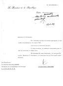 Carta do Presidente da República do Senegal, Léopold Senghor, endereçada ao Presidente da República, General Ramalho Eanes, solicitando uma audiência a título de visita de cortesia por ocasião da sua deslocação a Lisboa a convite do Partido Socialista português, no dia 1 de março de 1979.