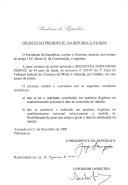 Decreto que reduz, por indulto, em seis meses, a pena residual de prisão aplicada a Sebastião Fernandes Pernes, de 44 anos de idade, no processo n.º 265/97 do 3.º Juízo do Tribunal Judicial da Comarca da Moita.