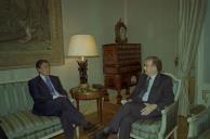 Audiência concedida ao Presidente do Senado de Espanha, Juan Ignácio Barrero, a 10 de outubro de 1997