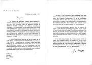Carta do Presidente da República, Jorge Sampaio, dirigida ao Rei Hassan II de Marrocos, na sequência da realização da 2.ª Cimeira Luso-Marroquina e reiterando o convite para uma visita oficial a Portugal por parte do Príncipe Herdeiro, Sidi Mohamed.