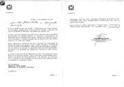 Carta do Presidente da República da Guiné-Bissau, João Bernardo Vieira, agradecendo convite que lhe foi endereçado pelo Presidente da República Portuguesa, Mário Soares, para uma visita de Estado a Portugal, em janeiro de 1995.