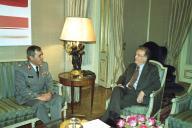 Audiência do Presidente da República, Jorge Sampaio, com o Comandante da Guarda Nacional Republicana, General José Manuel da Silva Viegas, a 30 de novembro de 1998