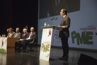 O Presidente da República, Aníbal Cavaco Silva, preside à Sessão de Encerramento do 6º Encontro Rede PME Inovação COTEC, subordinado ao tema “Acelerar o crescimento das PME”, no Auditório da Culturgest, Lisboa a 21 de novembro de 2012