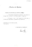 Decreto que fixa o dia 1 de outubro de 1995 para a eleição dos deputados à Assembleia da República. 