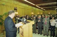 Deslocação do Presidente da República, Jorge Sampaio, ao Hotel Altis, por ocasião do lançamento do livro "Quero dizer-vos", em dezembro de 2000