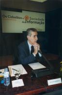 Stefano Rodotá, orador na Conferência "Os Cidadãos e a Sociedade de Informação" realizada no Centro Cultural de Belém, nos dias 9 e 10 de dezembro de 1999
