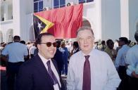 Visita do Presidente da República, Jorge Sampaio, a Timor por ocasião das Celebrações do Dia da Independência de Timor-Leste, entre 19 a 20 de maio de 2002