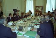 O Presidente da República, Jorge Sampaio, preside à tomada de posse como membro do Conselho de Estado do Sr. Carlos César, seguida de reunião do Conselho de Estado, a 15 de abril de 1997