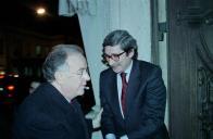 Deslocação do Presidente da República, Jorge Sampaio, à Procuradoria-Geral da República, por ocasião do lançamento do Livro de Estudos em homenagem ao Cunha Rodrigues, a 7 de janeiro de 2002