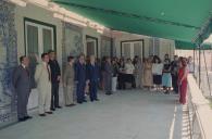 O Presidente da República, Jorge Sampaio, cumpre dois minutos de silêncio em sinal de luto pelos atentados de Londres, a 14 de julho de 2005